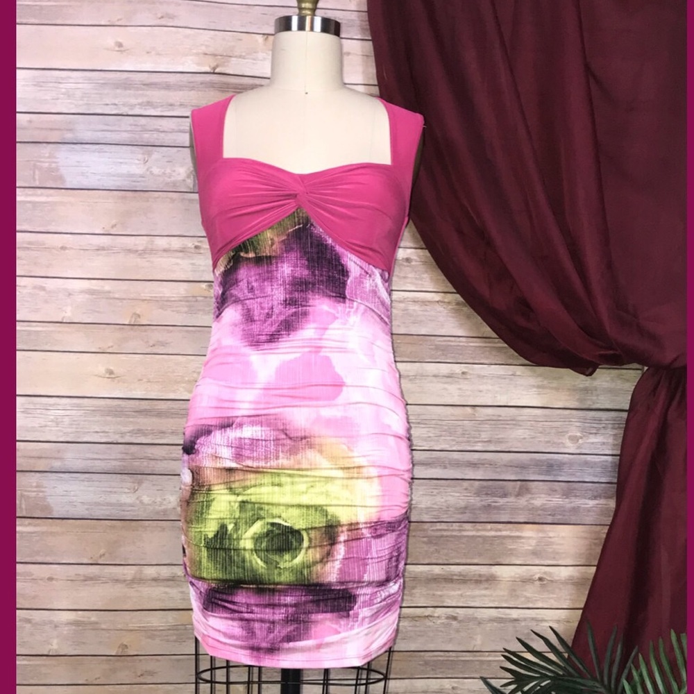 Pink sheath dress